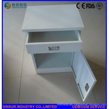 Medical Table Stainless Steel Hospital Bedside Cabinet